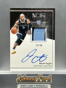 2018-19 Panini Noir #371 Jevon Carter RPA Rookie Patch Auto 13/99 - Foto 1 di 2
