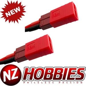 Common Sense RC (2 Pcs) Red Adapter for Deans-type batteries to popular RC vehic - Picture 1 of 3