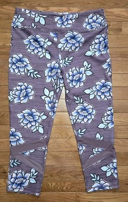 Женские укороченные леггинсы Gaiam L | эластичные йога-капри | бывшие в употреблении - Изображение 1 из 4