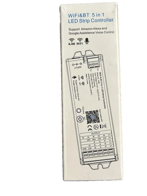 Controlador de tira LED 5 en 1 WiFi y BT.Soporta Amazon Alexa y Google Assistance Foto 1 de 4