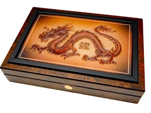 Caja de monedas Australia 1-10 x 1 oz Dragon Rectangle oro/plata - Imagen 1 de 2