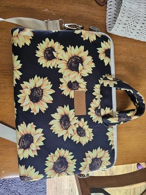 Bolso Mensajero de Hombro Impermeable para Laptop 15 pulgadas Patrón Girasol Foto 1 de 3