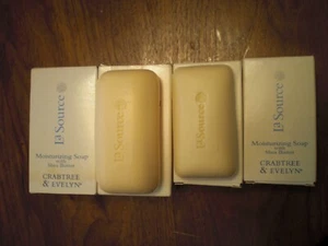 Crabtree & Evelyn La Source French Milled soap With Shea Butter Set Of 4 Travel - Picture 1 of 9