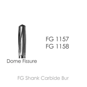 Meta BesQual Hartmetallbohrer FG Friction Grip 1157 / 1158 DOME FISSURE Pkg/10 - Bild 1 von 1