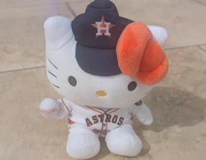 Hello Kitty Night Houston Astros 8" Plush Sanrio 5/27/25 Official SGA SHIPS NOW - Picture 1 of 6
