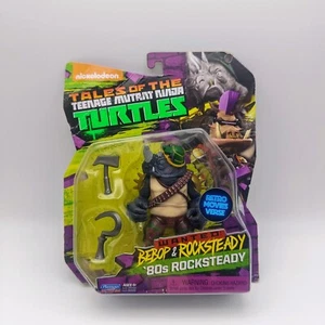 Teenage Mutant Ninja Turtles Wanted 80s Rocksteady Figure New Sealed TMNT 2012 - Picture 1 of 11