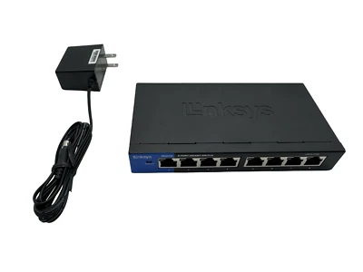 Linksys - 8-Port Gigabit Ethernet Switch - SE3008v2 - Black (No Feet / Mount) - Image 1 of 4