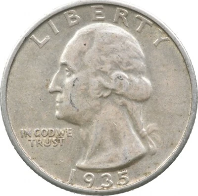 1935-S Washington Quarter *9275 - Image 1 of 3