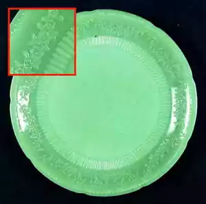 Anchor Hocking Alice Jade Ite Dinner Plate 823785 - Picture 1 of 1