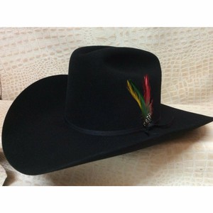 Sombreros de Vaquero Beaver Negro 