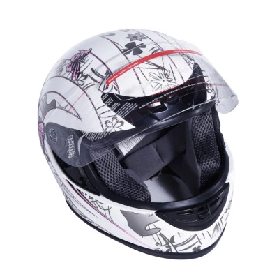 DOT Adulto Casco Completo Motocicleta Motocross Offroad Street Dirt Bike ATV UTV Foto 1 de 4