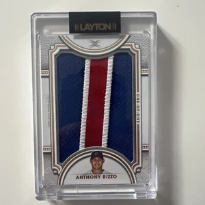 Anthony Rizzo Topps Definitive Nameplate Relic Cubs DNC-AR 1/1 One of One - Picture 1 of 2
