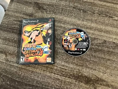 Ultimate Ninja 4: Naruto Shippuden (Sony PlayStation 2, 2009) No Manual! Tested - Image 1 of 4