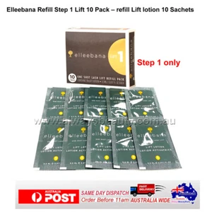 Elleebana Refill Step 1 Lift 10 Pack - Lash Lifting Refill Solution Sachets ONLY - Picture 1 of 2