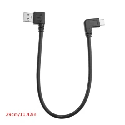 USB3.0 A To USB3.1 Type C 90 Degree Left/Right Angle Male To Male Adapter Cable - Image 1 of 4