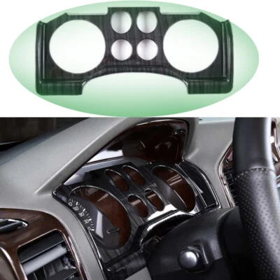 Black Wood Grain Instrument Panel Trim For Mitsubishi Pajero Montero 2000-2006 Foto 1 de 4