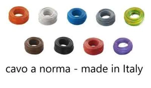 CAVO CORDINA UNIPOLARE CPR FS17 1,5 2,5 4 6 FILO ELETTRICO METRO EX N07VK - Foto 1 di 11