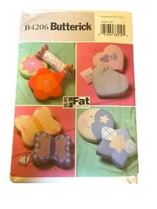 Neuheit Kissen Muster Butterick 4206 Fat Quarter Kissen 2004 Vintage ungeschnitten - Bild 1 von 3