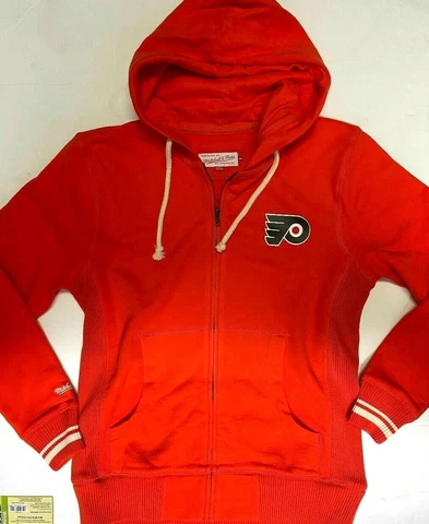 PHILADELPHIA FLYERS WOMANS Mitchell & Ness FULL ZIPP Hoody  Jersey NEW Cover