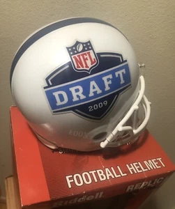 2009 NFL Draft Full Size Replica Helmet VSR4 Riddell 1st Pick - Matthew Stafford - Picture 1 of 4