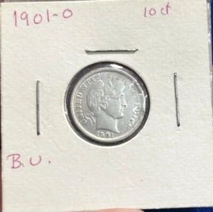 1901-O Barber Dime - Picture 1 of 6