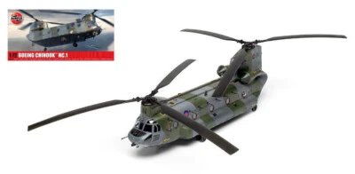 KIT MODELLINO ELICOTTERO STATICO AIRFIX BOEING CHINOOK HC1 MODELLISMO SCALA 1:72 - Immagine 1 di 4