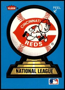 Adesivi Cincinnati Reds #NNO 1987 squadra Fleer - Foto 1 di 2