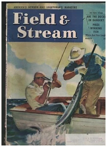 Field & Stream Magazine March 1947 Walter Dower Utah Lion Hunt Ducks Goose - Picture 1 of 2
