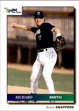 1996 Beloit Snappers Team Issue #34 Richard Smith Big Rapids Michigan MI Card