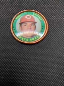 Vintage 1971 Topps Baseball Coin. Pete Rose #101.  Good Condition.