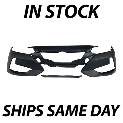 NEW Primered - Front Bumper Cover Fascia for 2020 2021 2022 2023 Nissan Sentra - Image 1 of 4