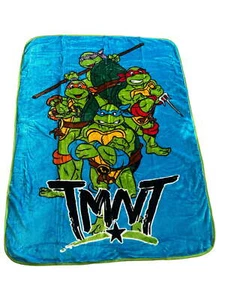 TMNT Doppelgröße Rascheldecke Chaos Ninja Schildkröten 55x75 - Bild 1 von 2