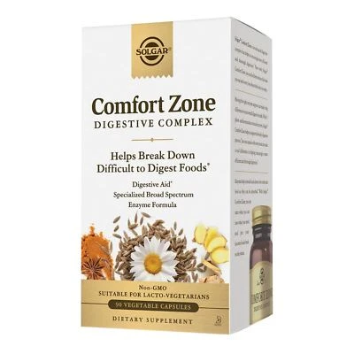 Complejo digestivo Solgar Comfort Zone 90 cápsulas vegetales Foto 1 de 4