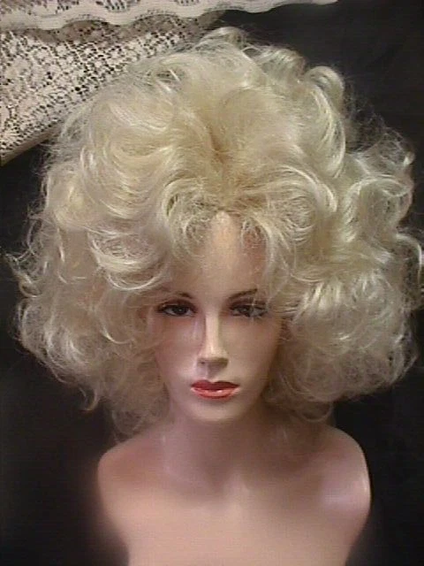 ELITE BRAND WIGS! SHORT FLUFFY WAVY CURLS SEXY VOLUME BIG SWEET TEASED HAIR CUTE - Image 1 of 1