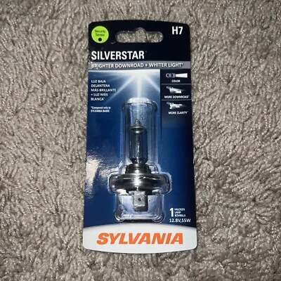 Faro halógeno de alto rendimiento 2K SYLVANIA - H7 SilverStar contiene 1 bombilla Foto 1 de 2