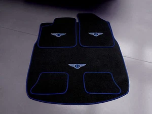 Fußmatten + Kofferraum für Bentley Continental GTC ab 2006 nachgef.  Dunkelblau - Bild 1 von 1