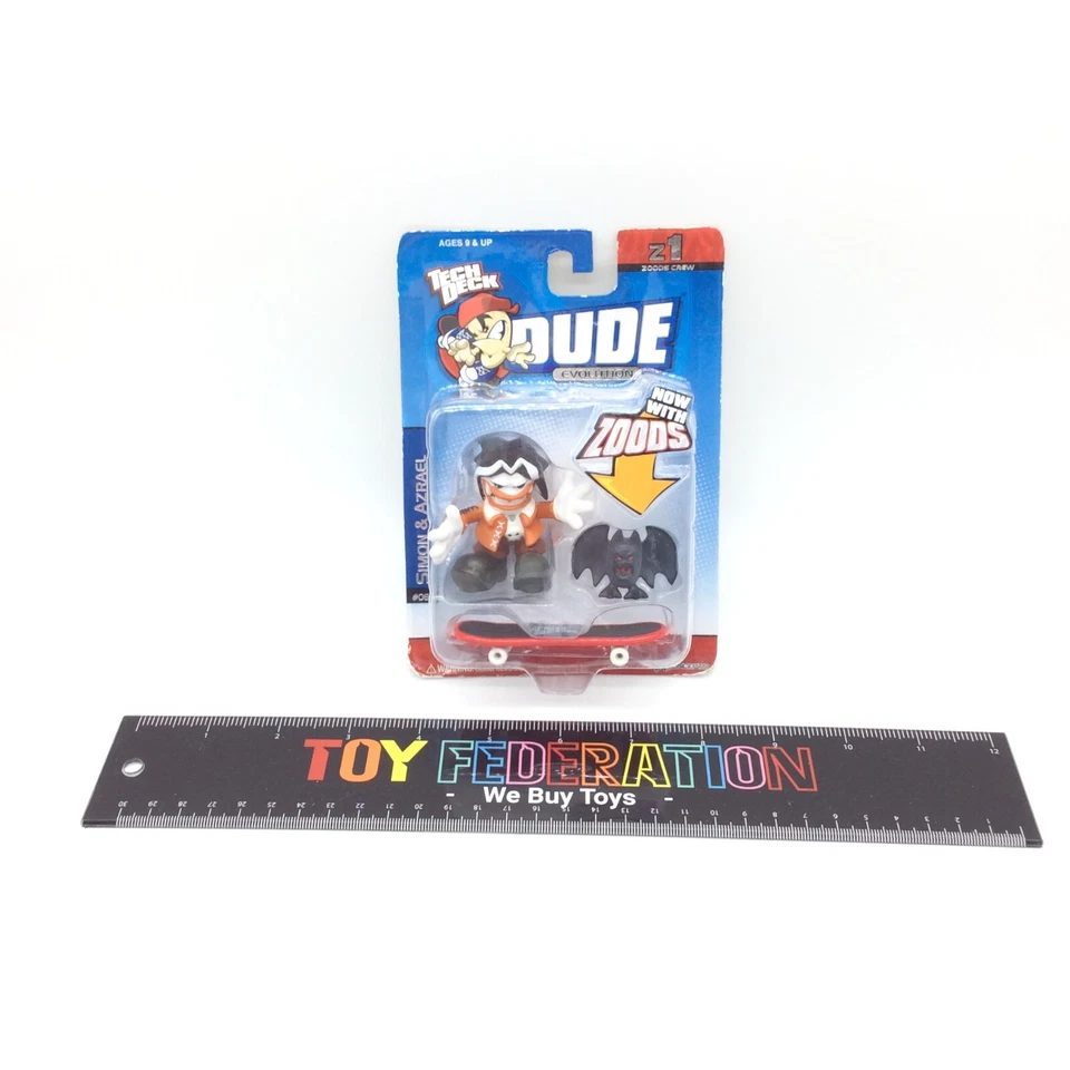Tech Deck Dude Evolution Zoods Crew Z1 Woody & Roscoe 027