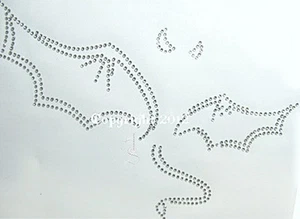 Hotfix Bügelbilder Strass Flügel Teufel Teufelchen o Schrift 110701 Karostonebox - Bild 1 von 7