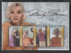 Dominica Marilyn Monroe souvenir sheet of 4 - Picture 1 of 1