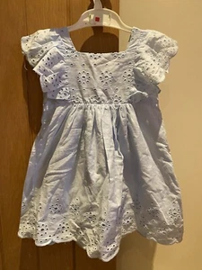 H&M Baby Girl Lace Embroidered Sundress Size 18-24 Months - Picture 1 of 22