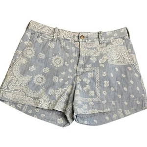 Pantalones cortos Polo Ralph Lauren azul bandana para mujer 8 - Imagen 1 de 12