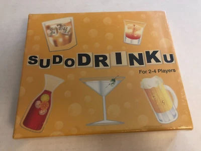SUDODRINKU SUDOKU BOARD GAME The Highly Addictive Sodoku Drinking Game New - Image 1 of 2