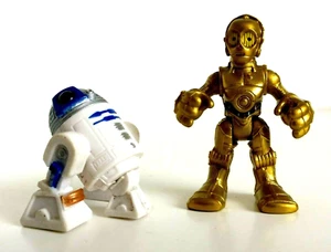 R2-D2 and C-3PO Figures Star Wars Playskool Galactic Heroes Figure Set - Picture 1 of 2
