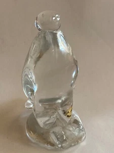 A. Jablonski Hand Blown Art Glass Penguin  Mint with Sticker  3" Tall - Picture 1 of 9