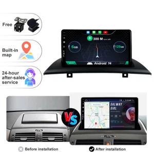 6+128G Android 14 autoradio GPS navigatore Per BMW X3 E83 2004-2012 WIFI RDS DAB - Foto 1 di 13