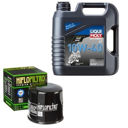 Triumph Street Triple 765 RS ABS HD01A 2018, LM 10W-40  4L, HiFlo Ölfilter Set - Bild 1 von 1