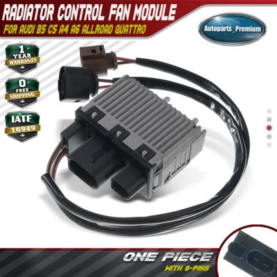 Módulo de control del ventilador de refrigeración del motor 902-435 para Audi A4 A6Quattro 99-05 8D0959501D Foto 1 de 4