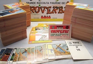 PROVERBI-EDIS 1969-FIGURINA a scelta-STICKER at choice-NUOVE/NEW-MAI INCOLLATE