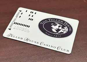 Vintage Teller House Casino Club NON-Magnetic Hole Punch Slot Card 1st Issue #1 - Picture 1 of 3
