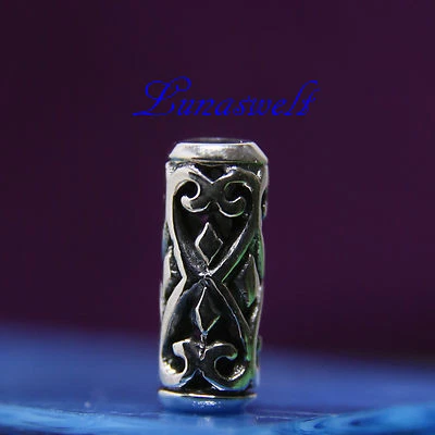 Wikinger Bart- & Haarschmuck ~ AVENTIA ~ 17 mm - Echt Silber - Bild 1 von 2